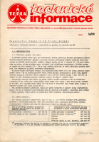 Tesla b73 - Technicke informace 1979 